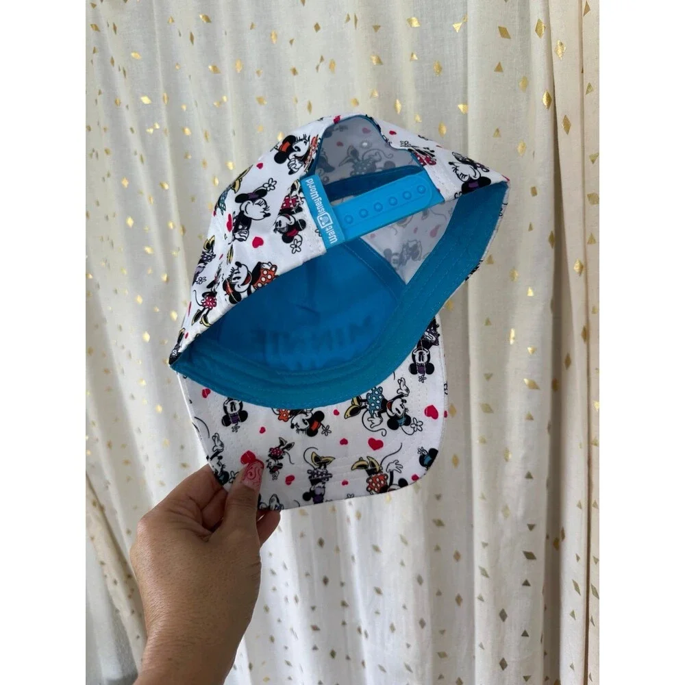 Disney Parks Exclusive World Resort Youth Minnie Mouse Snapback Baseball Cap